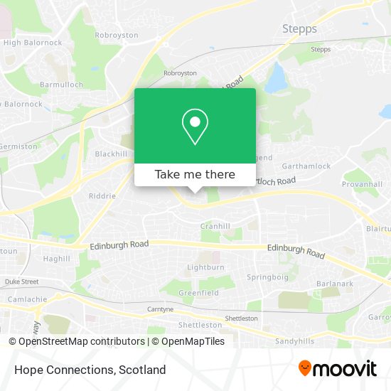 Hope Connections map
