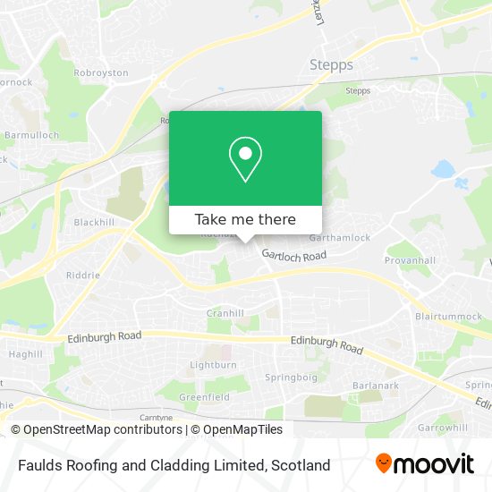 Faulds Roofing and Cladding Limited map