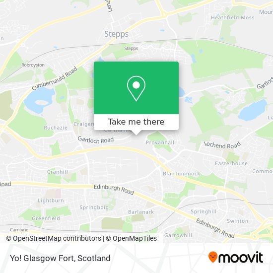 Yo! Glasgow Fort map