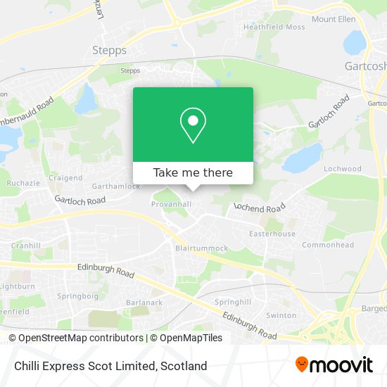 Chilli Express Scot Limited map