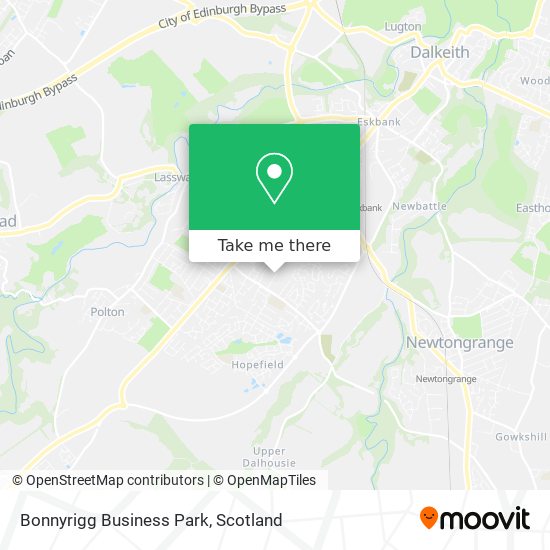 Bonnyrigg Business Park map