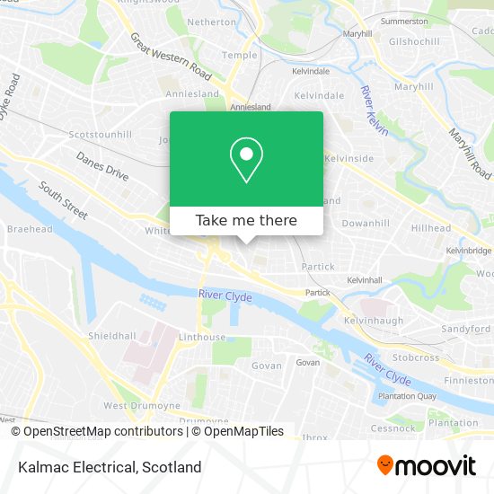 How to get to Kalmac Electrical in Glasgow by Bus or Train?