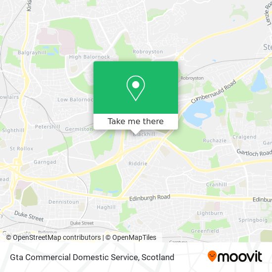 Gta Commercial Domestic Service map