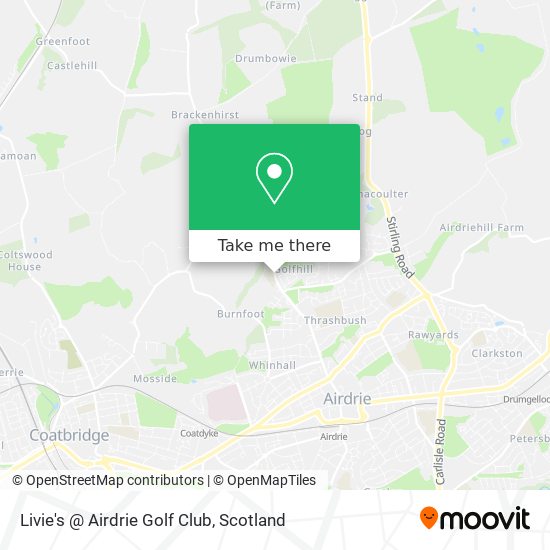 Livie's @ Airdrie Golf Club map