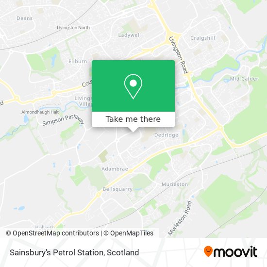 Sainsbury's Petrol Station map