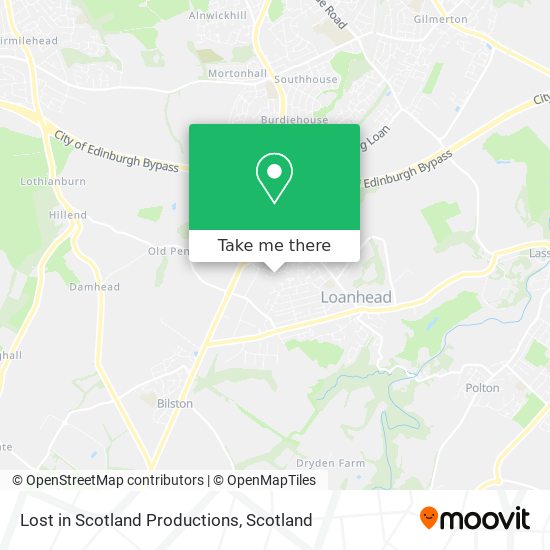 Lost in Scotland Productions map