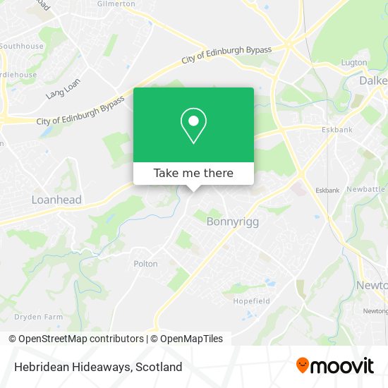 Hebridean Hideaways map