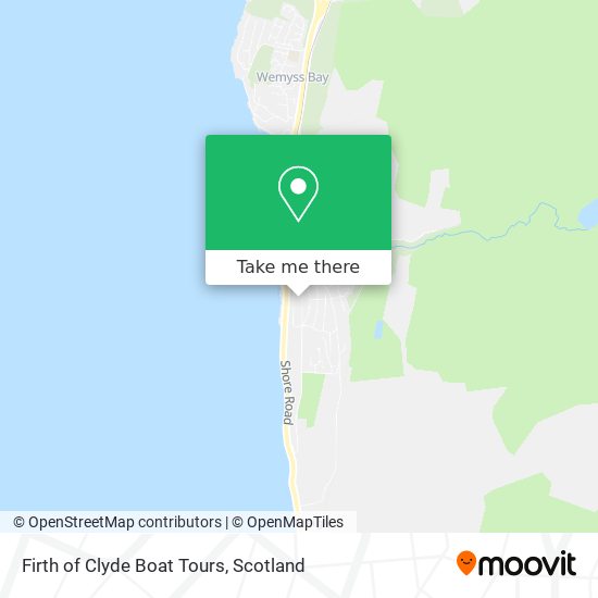 Firth of Clyde Boat Tours map