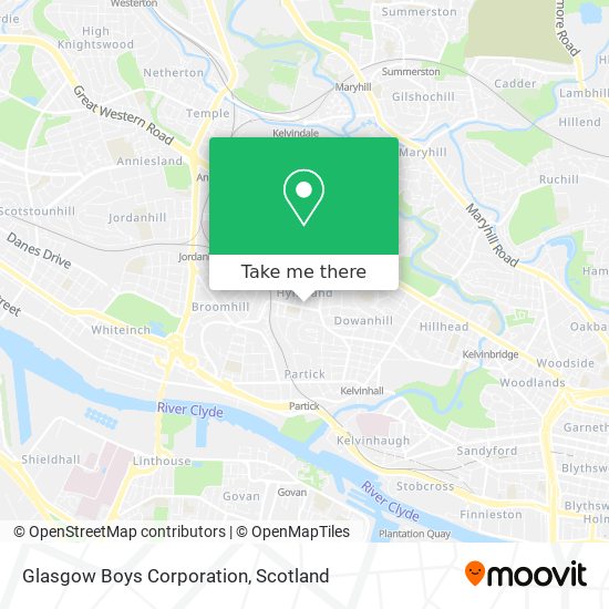 Glasgow Boys Corporation map