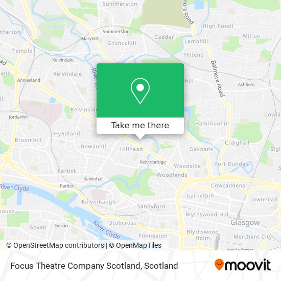 Focus Theatre Company Scotland map