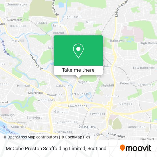 McCabe Preston Scaffolding Limited map