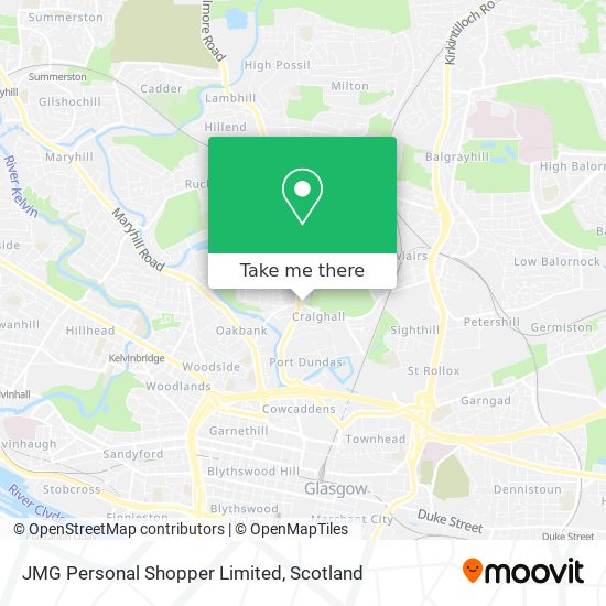 JMG Personal Shopper Limited map