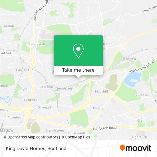 King David Homes map