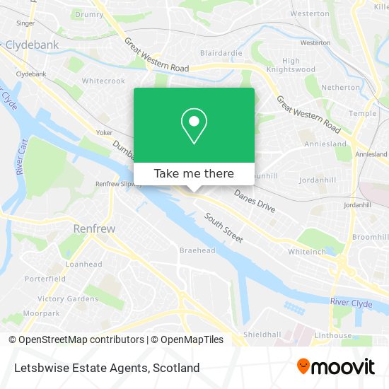 Letsbwise Estate Agents map