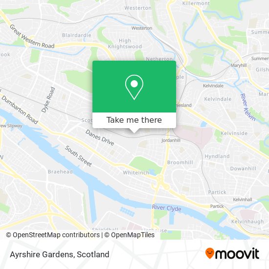 Ayrshire Gardens map