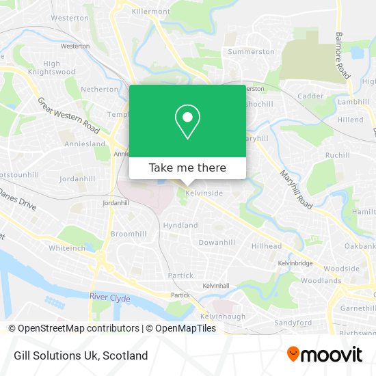 Gill Solutions Uk map