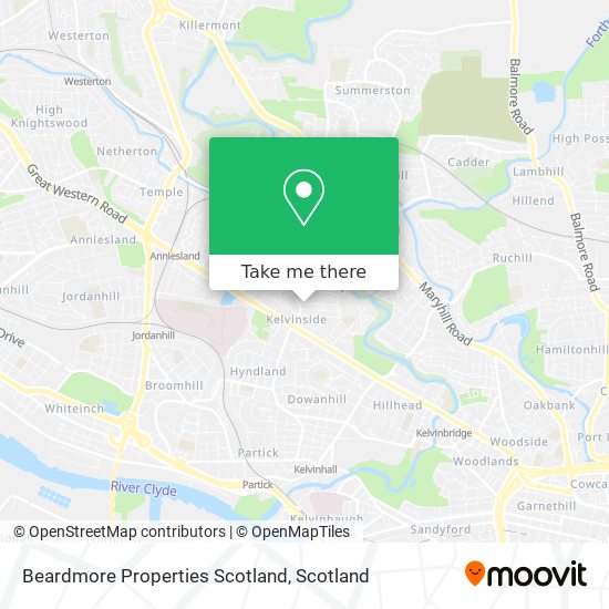 Beardmore Properties Scotland map