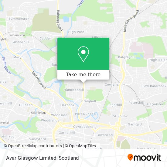 Avar Glasgow Limited map