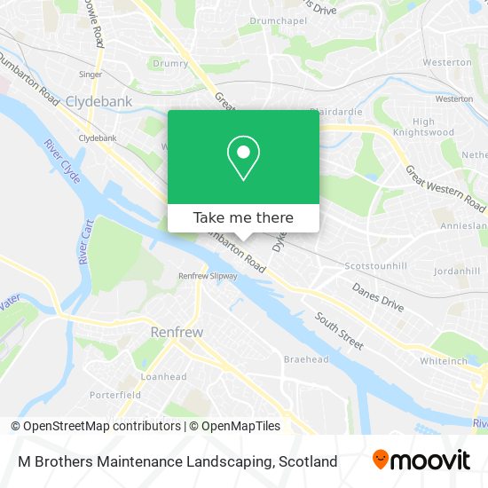M Brothers Maintenance Landscaping map