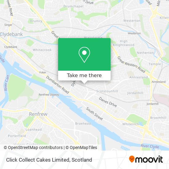 Click Collect Cakes Limited map