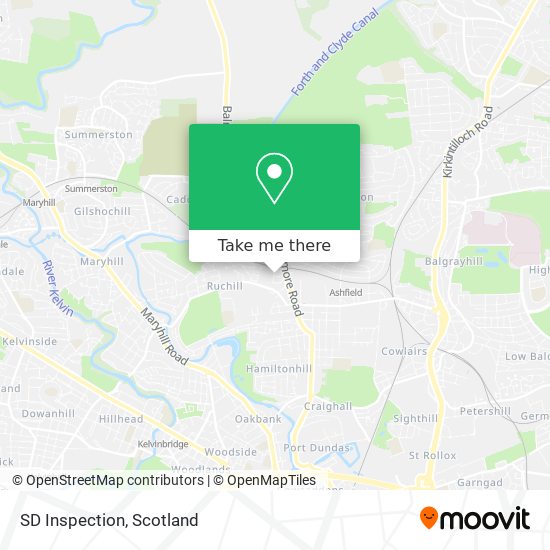 How to get to SD Inspection in Glasgow by Bus, Train or Light rail?