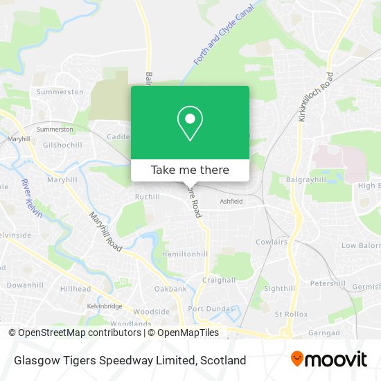 Glasgow Tigers Speedway Limited map
