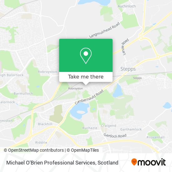 Michael O'Brien Professional Services map