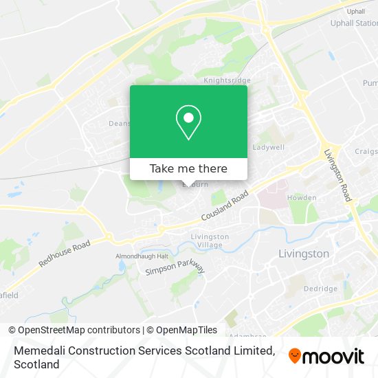 Memedali Construction Services Scotland Limited map