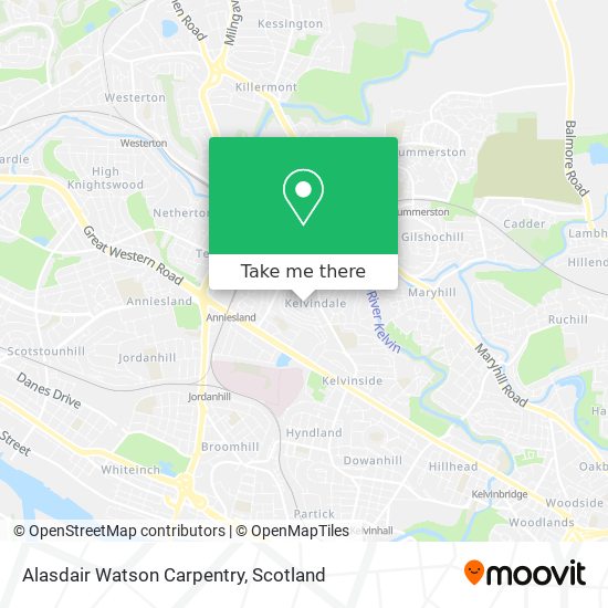 Alasdair Watson Carpentry map