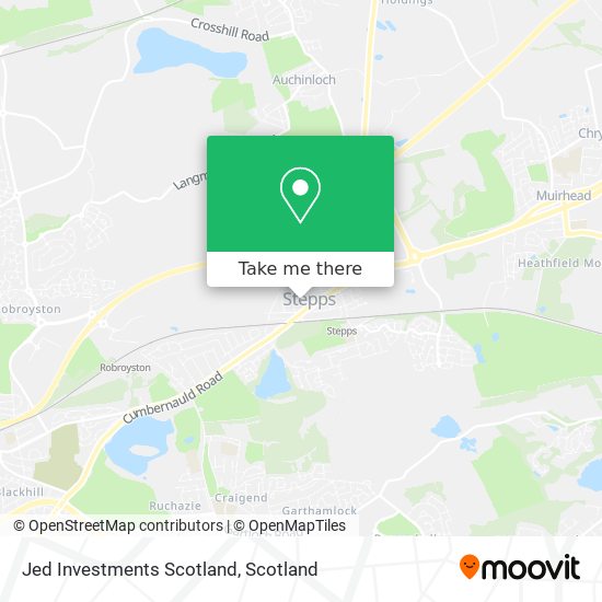 Jed Investments Scotland map