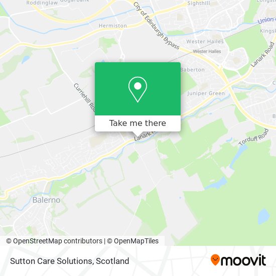 Sutton Care Solutions map