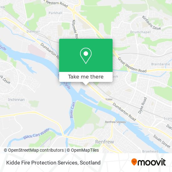 Kidde Fire Protection Services map