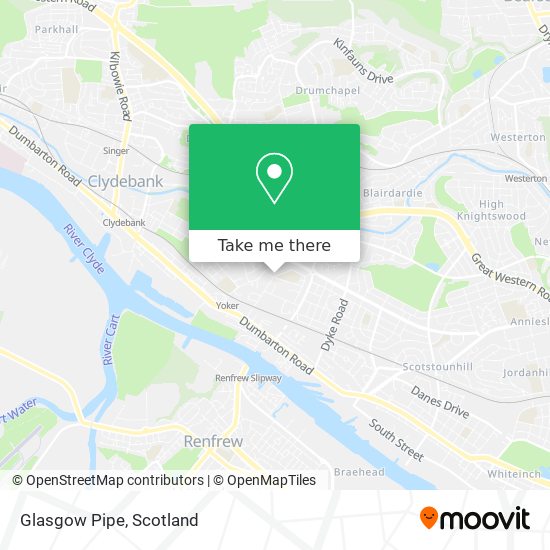 Glasgow Pipe map