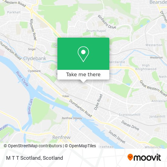 M T T Scotland map