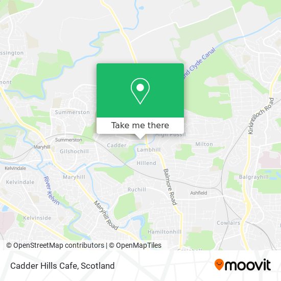 Cadder Hills Cafe map