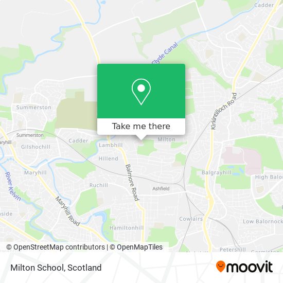 Milton School map