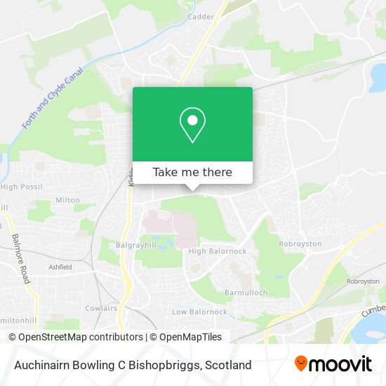 Auchinairn Bowling C Bishopbriggs map