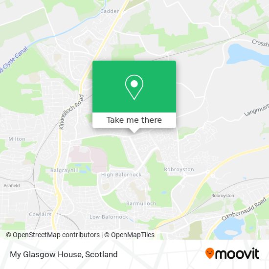 My Glasgow House map