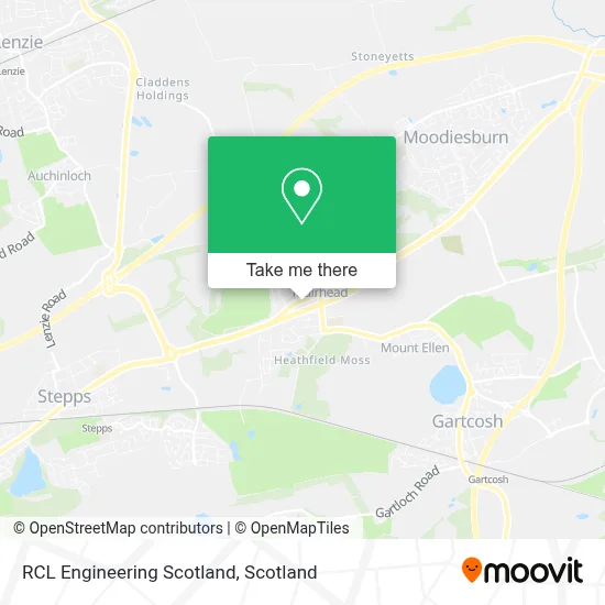 RCL Engineering Scotland map
