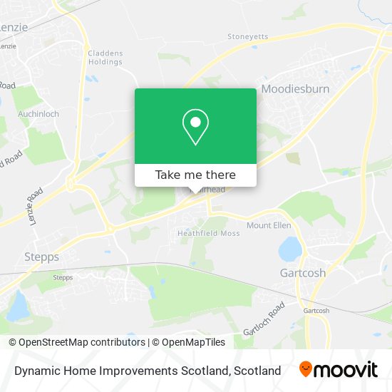 Dynamic Home Improvements Scotland map