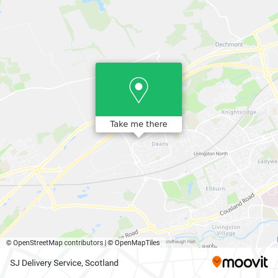 SJ Delivery Service map