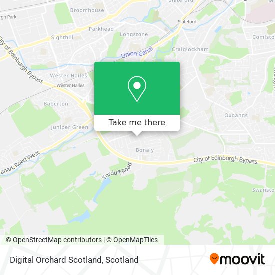 Digital Orchard Scotland map