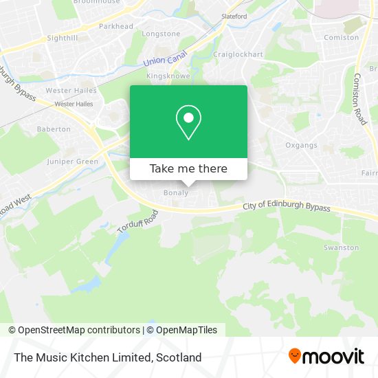 The Music Kitchen Limited map