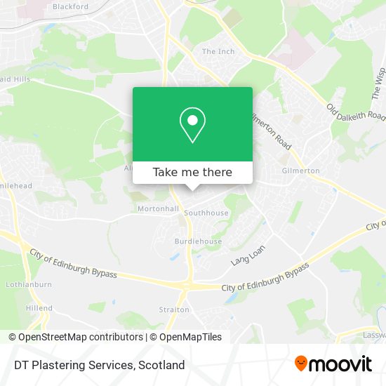 DT Plastering Services map