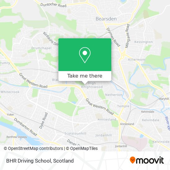 BHR Driving School map