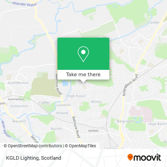KGLD Lighting map
