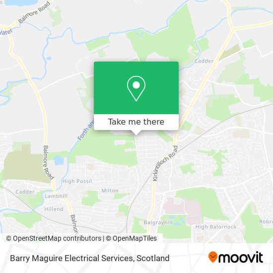 Barry Maguire Electrical Services map