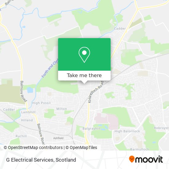 G Electrical Services map
