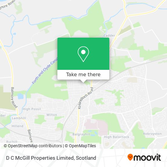 D C McGill Properties Limited map