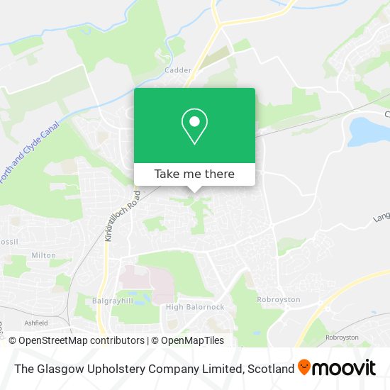 The Glasgow Upholstery Company Limited map